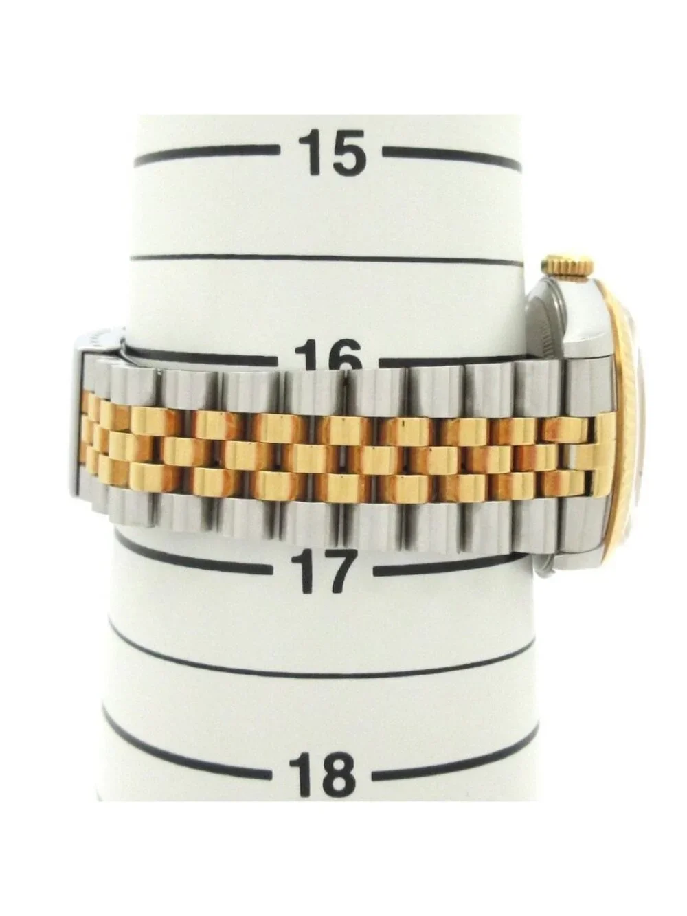 Rolex Watch Datejust 18k Yellow Gold SS Mosaic Dial Jubilee Bracelet Full Frame